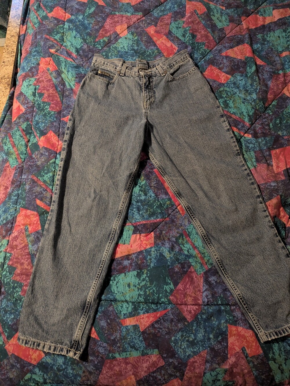 New York Jeans Women Size 6P Petite Blue  Relaxed Fit Vintage 100% Cotton Y2KG